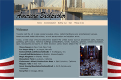 prévisualisation du site American Backpacker