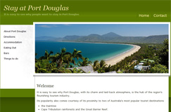 prévisualisation du site Stay at Port Douglas
